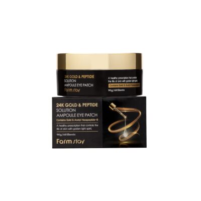 FARMSTAY 24K GOLD & PEPTIDE SOLUTION AMPOULE EYE PATCH