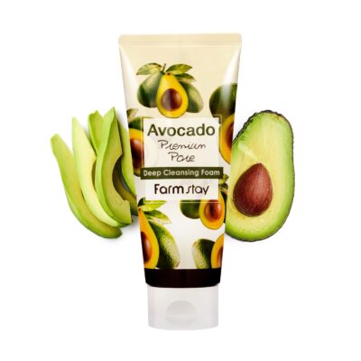 FARMSTAY AVOCADO PREMIUM PORE DEEP CLEANSING FOAM