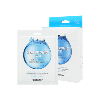FARMSTAY HYALURONIC ACID SUPER AQUA SOOTHING MASK