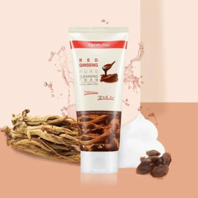 FARMSTAY RED GINSENG PURE CLEANSING FOAM
