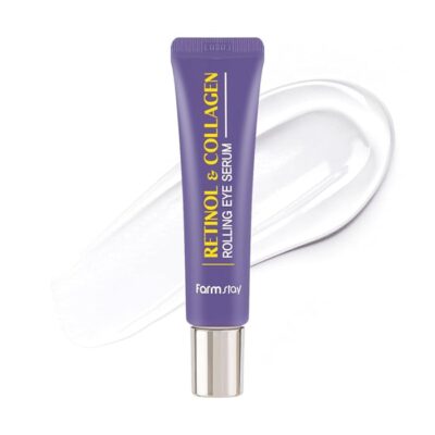 FARMSTAY RETINOL & COLLAGEN ROLLING EYE SERUM
