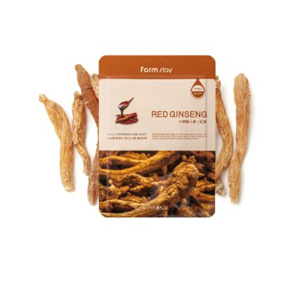 FARMSTAY VISIBLE DIFFERENCE MASK SHEET RED GINSENG