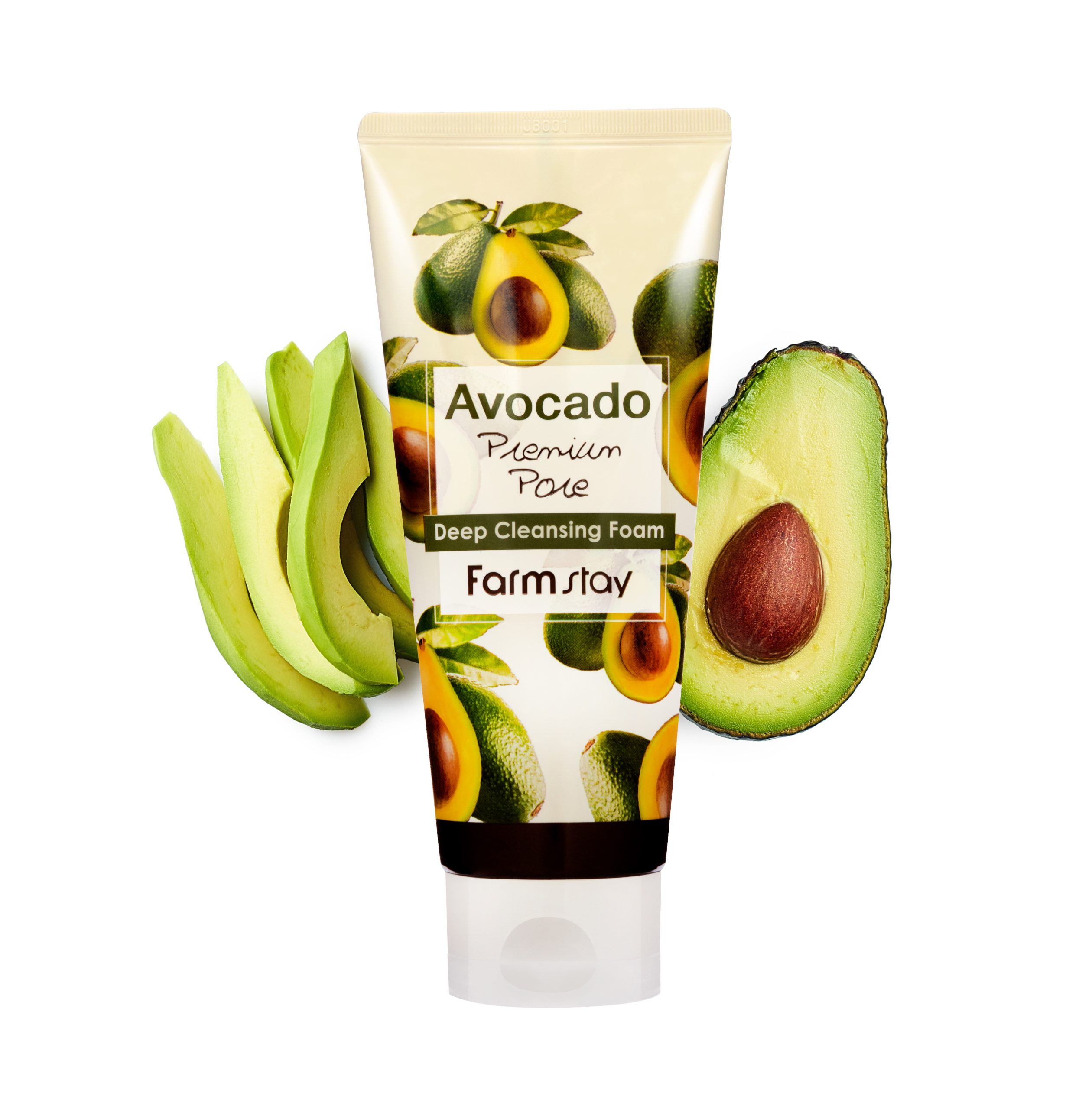 FARMSTAY AVOCADO PREMIUM PORE DEEP CLEANSING FOAM