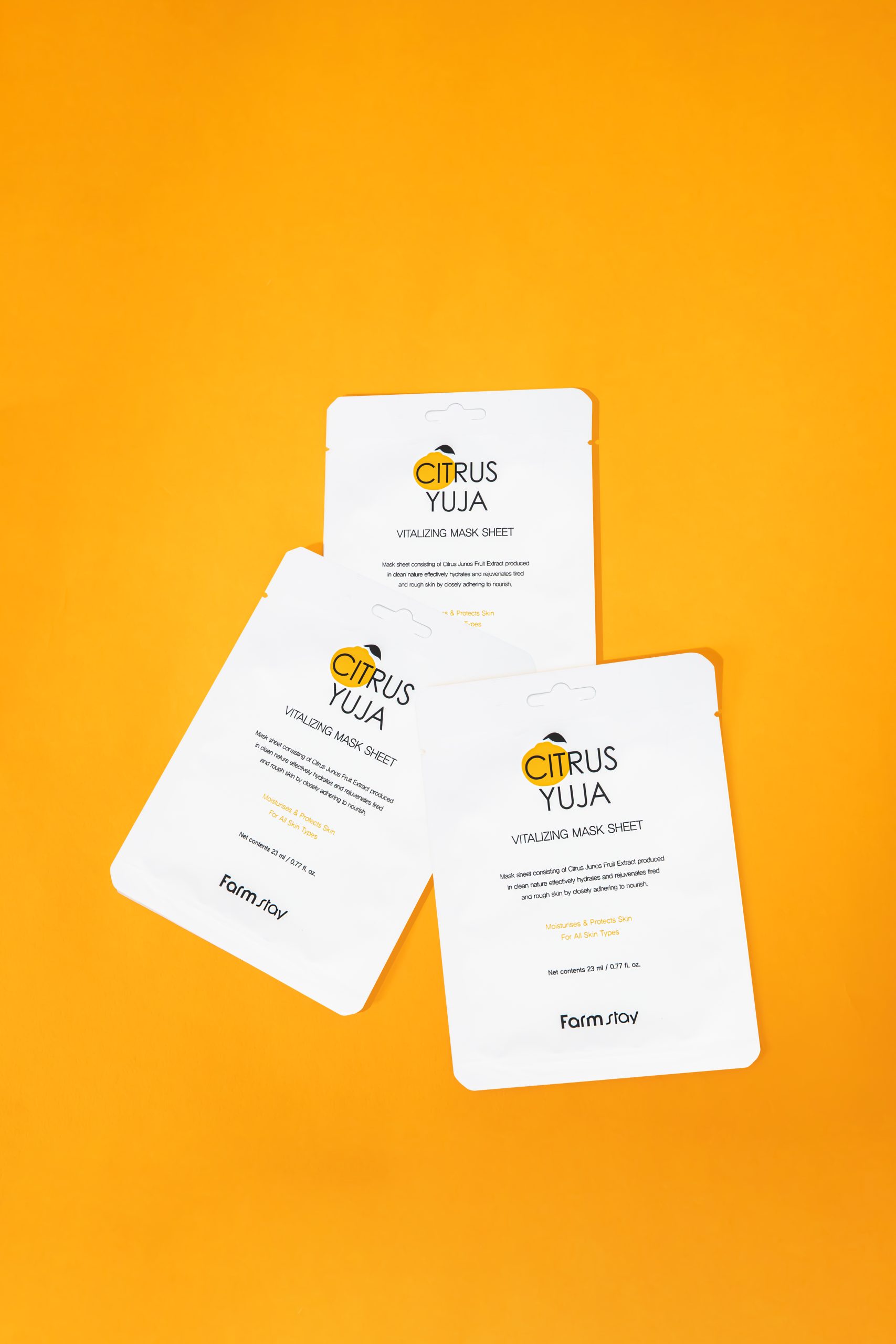 FARMSTAY CITRUS YUJA VITALIZING MASK SHEET