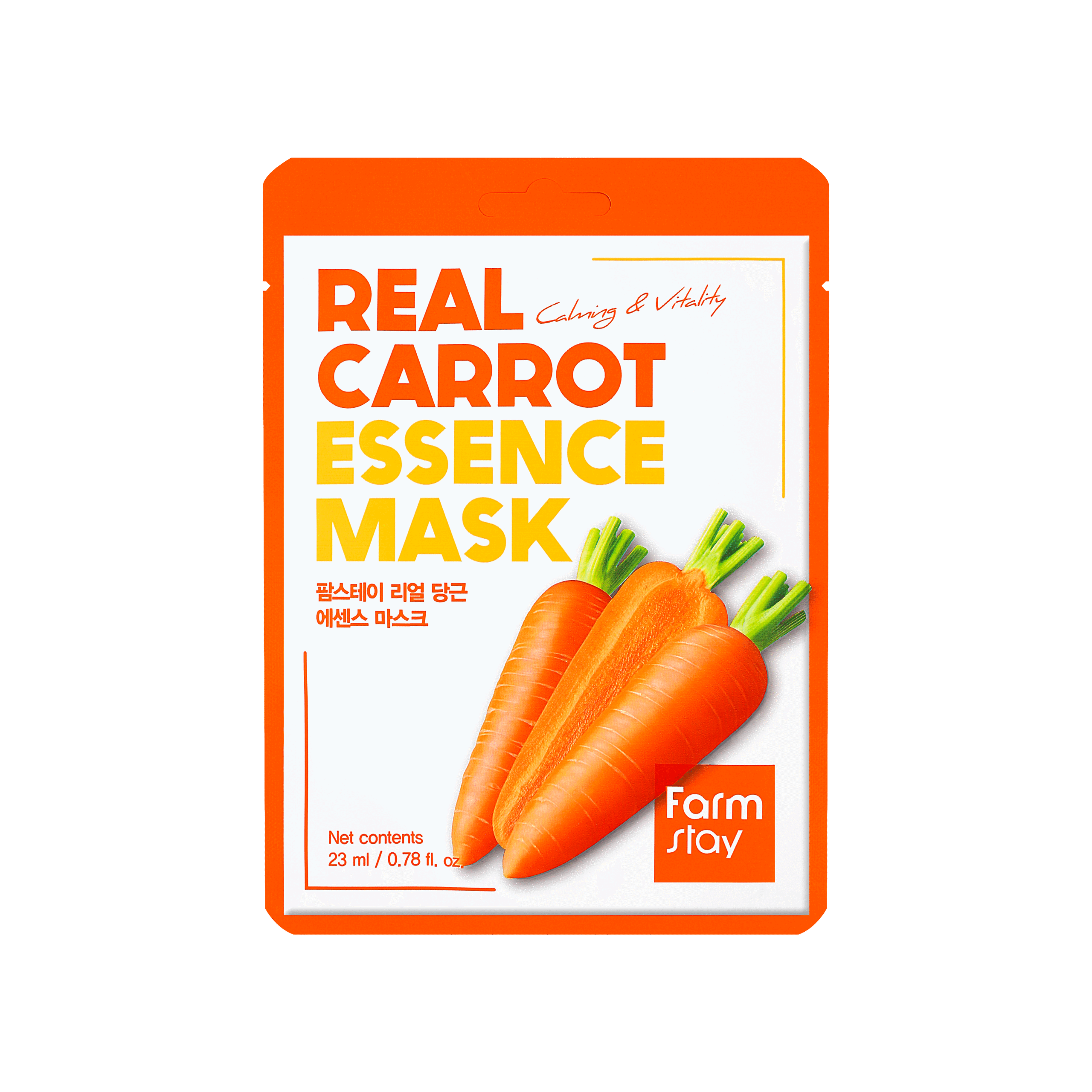 FARMSTAY REAL CARROT ESSENCE MASK