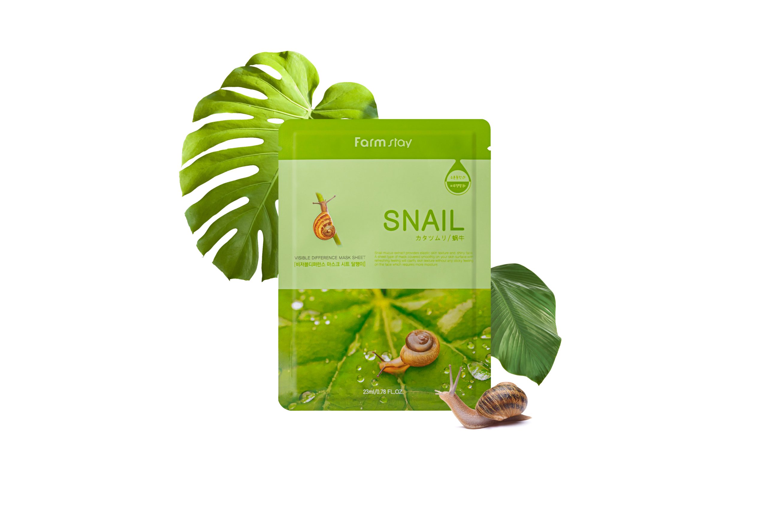 FARMSTAY VISIBLE DIFFERENCE MASK SHEET SNAIL